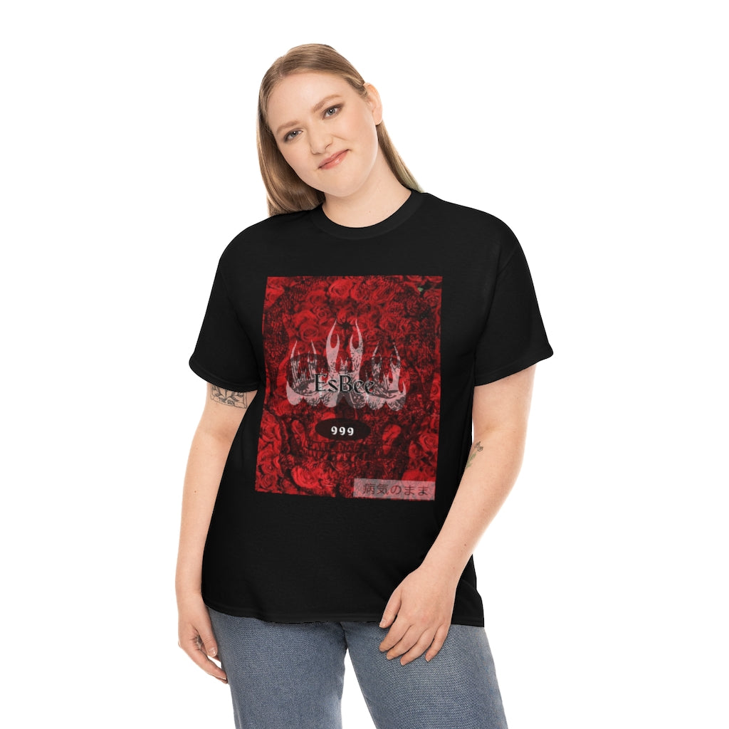 Goth Streetwear Skull Skeleton Shirt, Goth Style Y2k Clothes Plus Size