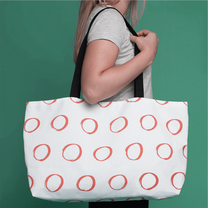 Weekender Bag Women, Beach Overnight Carry on Bag, Canvas Tote Bag,