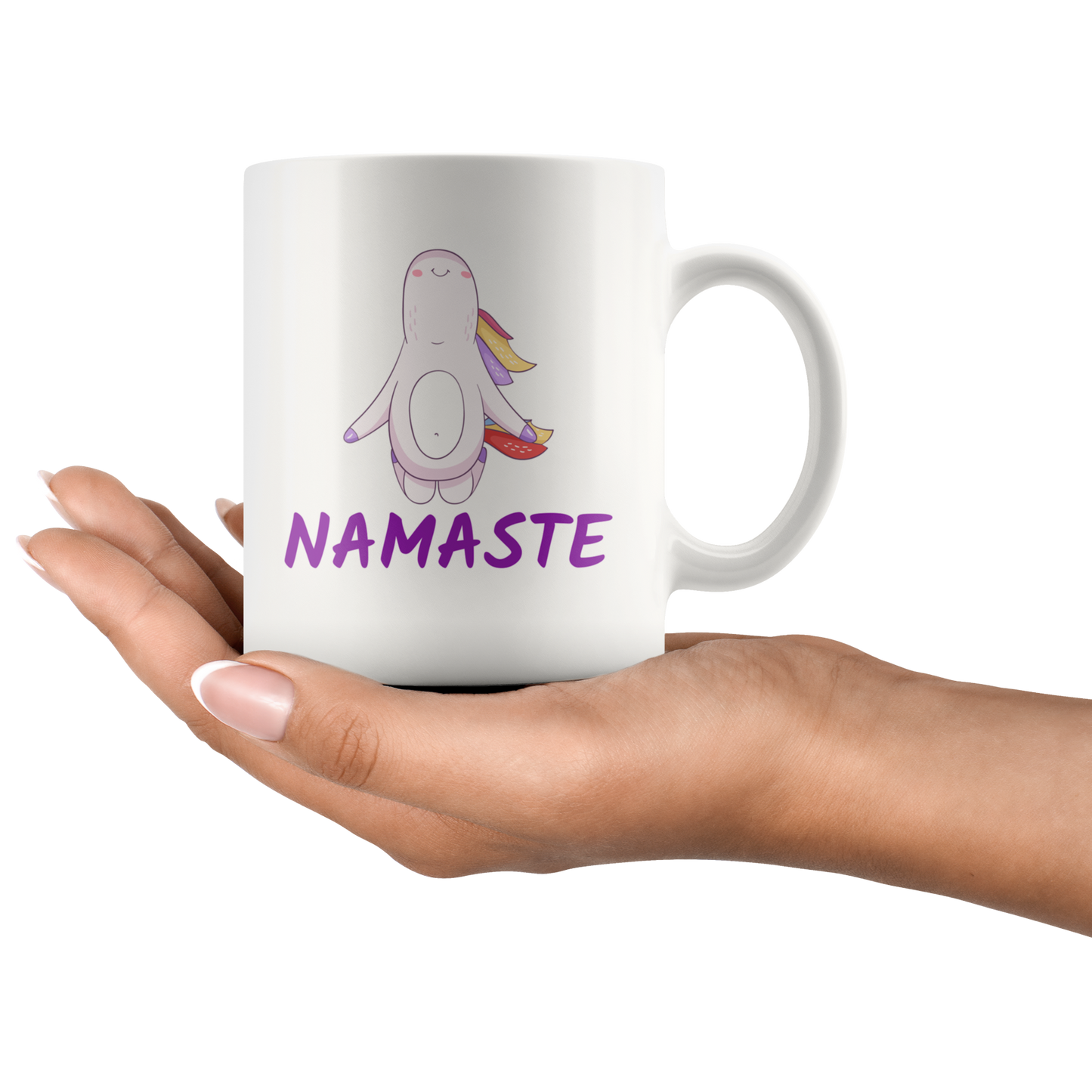Yoga Mug Namaste Unicorn Funny Coffee Mug Gift Ceramic