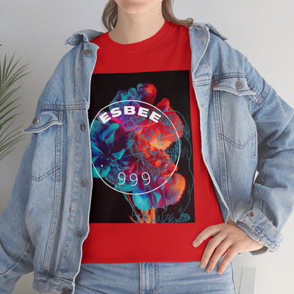 Y2k Abstract Art Graphic Tee Unisex Crewneck Shirt, Streetwear Grunge