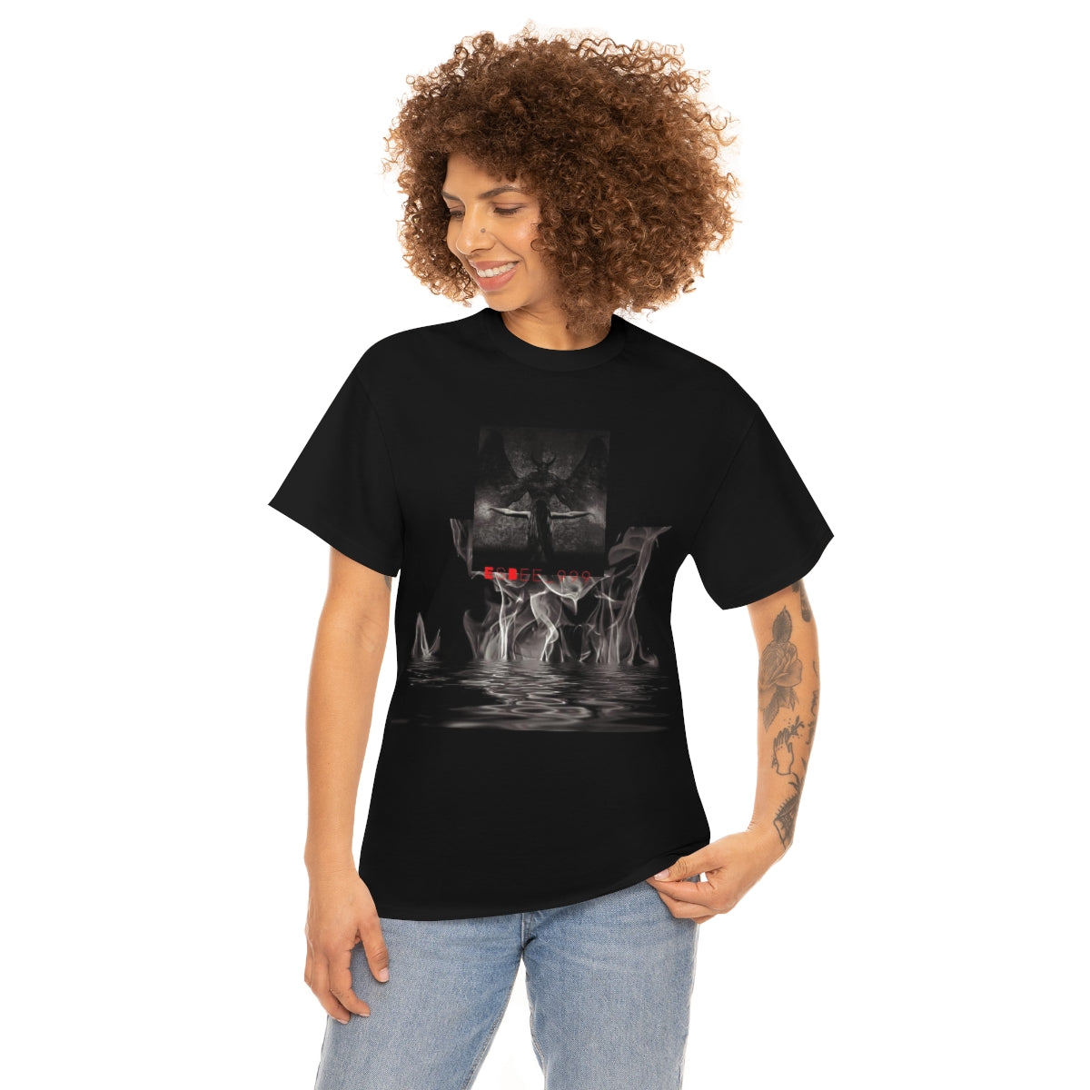 Gothic Abstract Grunge Alternative Print Shirt, Streetwear Fashion