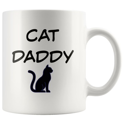 Cat Daddy Coffee Mug Gift for Him Dad Cat Lover Gift  Cat Mug Cat Gift Custom Funny Mug