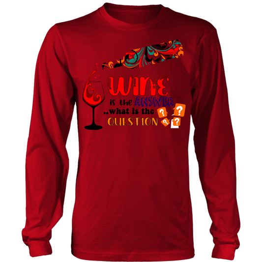 Wine Shirt For Women, Wine Shirt, Wine TShirt, Funny Shirt, Long Sleeve Winter Shirt