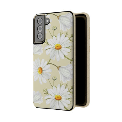 Floral Flower Tough Phone Case, Cute Cool Trendy Biodegradable Phone Case