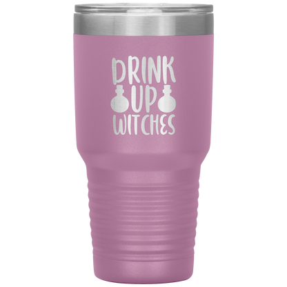 Drink up Witches Halloween 30 oz Tumbler Funny Party Beer Tumbler Mug Gift