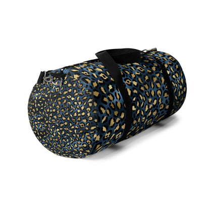 Leopard Print Duffle Bag, Weekender Duffle Bag, Carry-on Travel Overnight Canvas Duffel Bag