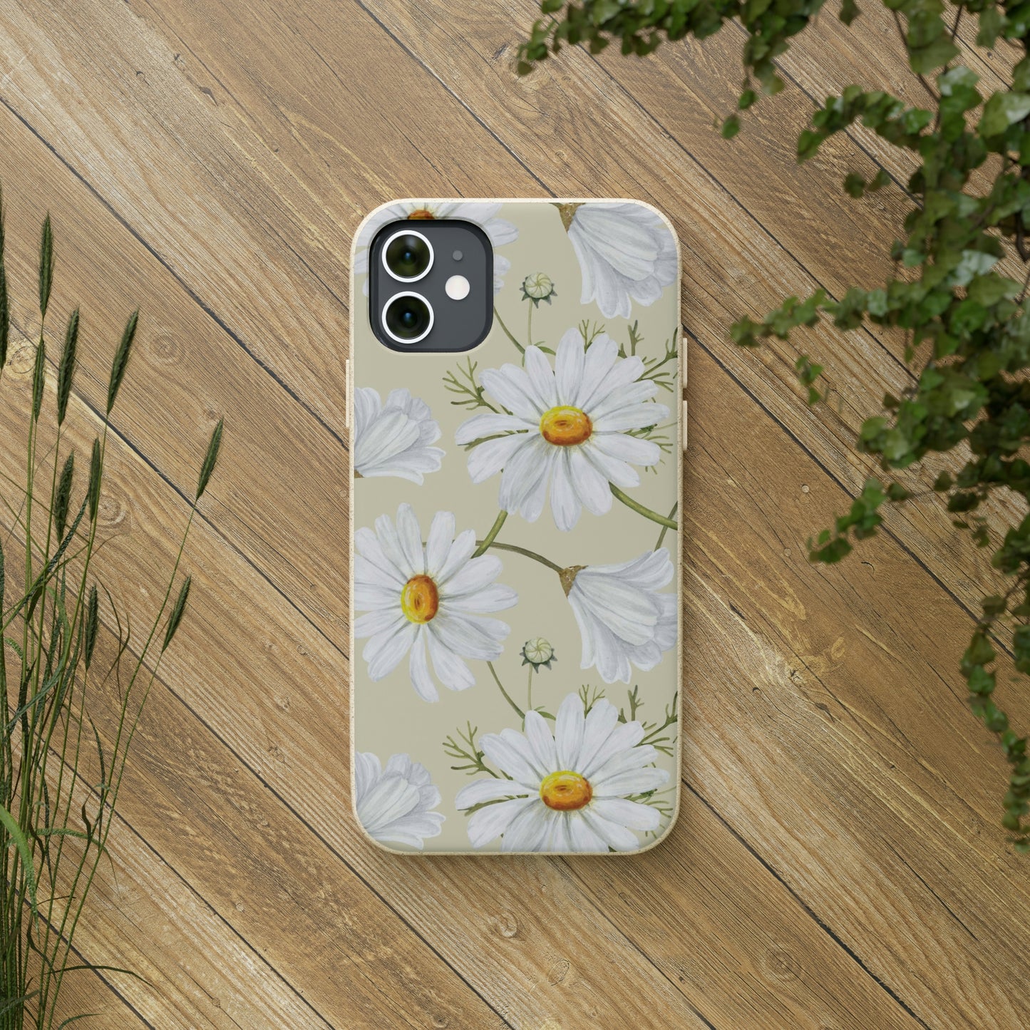 Floral Flower Tough Phone Case, Cute Cool Trendy Biodegradable Phone Case