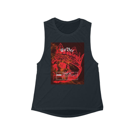 women's skull racerback tank top