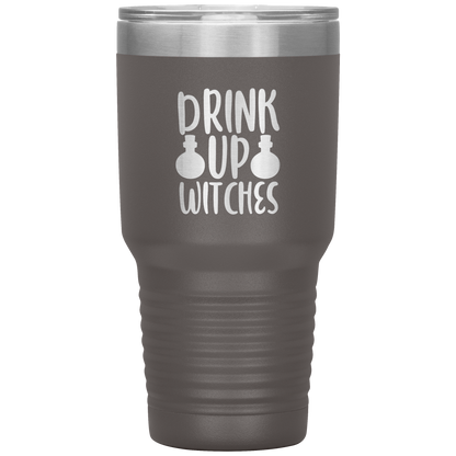 Drink up Witches Halloween 30 oz Tumbler Funny Party Beer Tumbler Mug Gift
