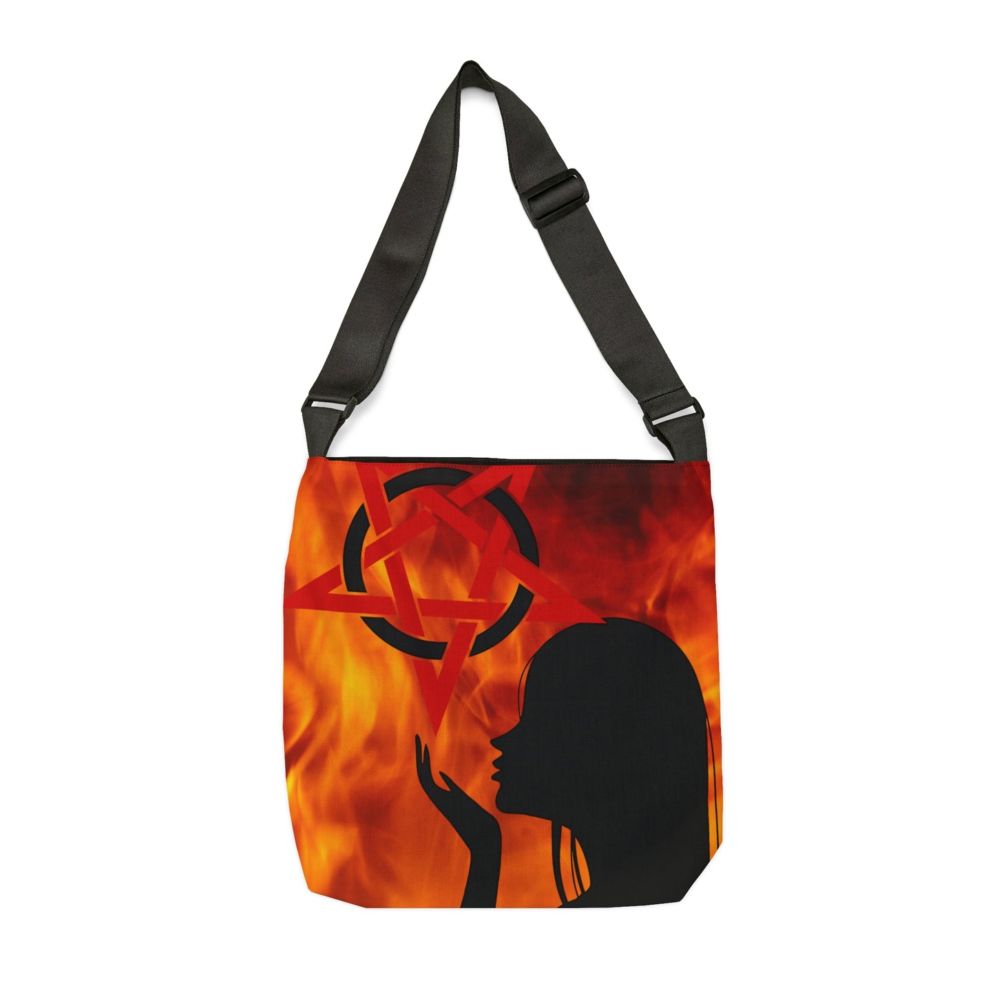 Witch Tote Bag, Shoulder Tote Bag for Women, Goth Girl Gift, Wiccan Witchy Gift, Witch Aesthetic, Canvas Weekender Bag