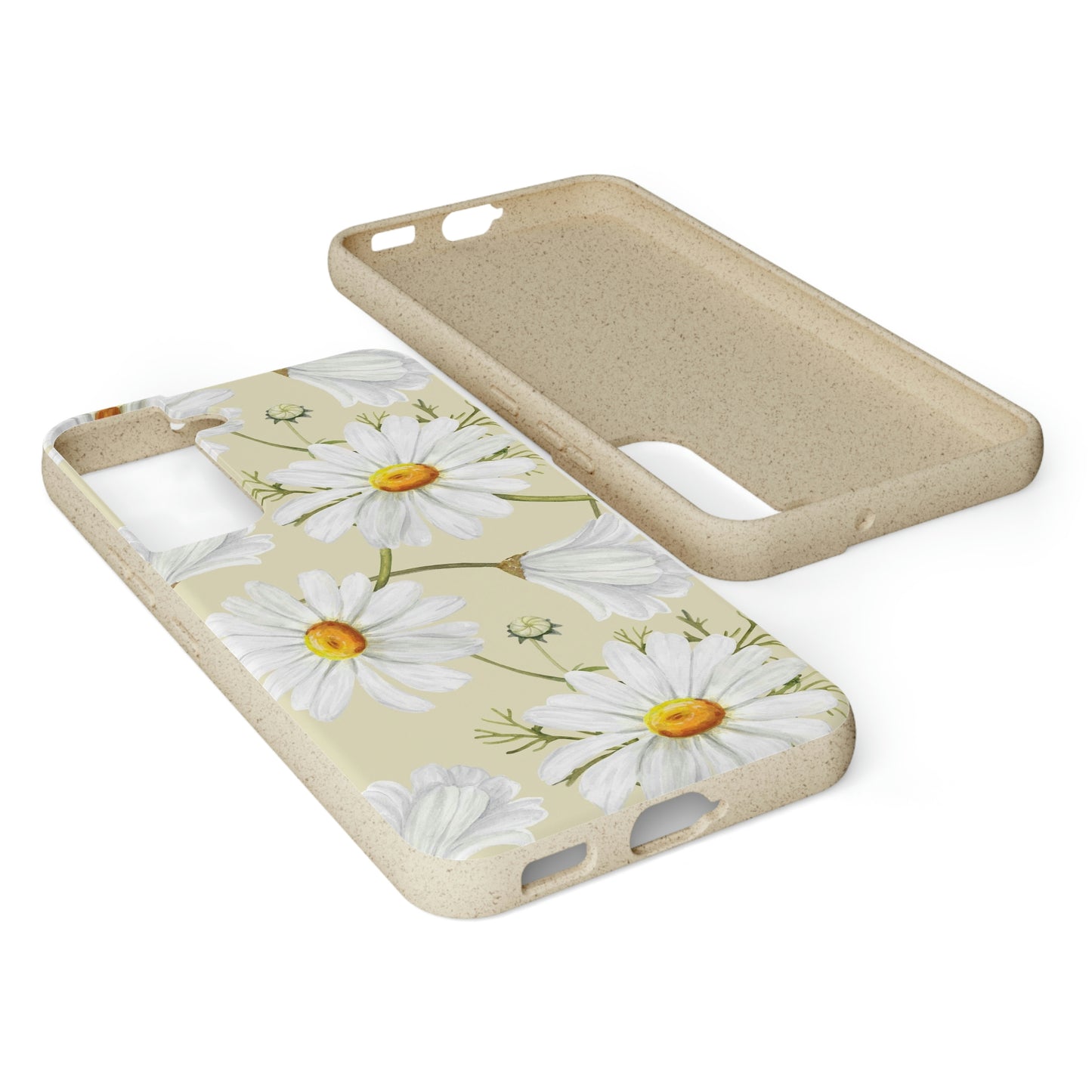 Floral Flower Tough Phone Case, Cute Cool Trendy Biodegradable Phone Case