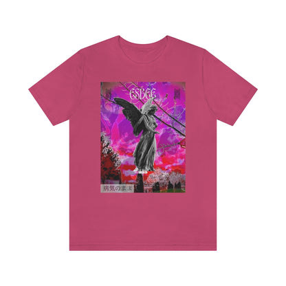 Esbee Angel Graphic Tee Streetwear Fashion for Men Women, Goth Fashion, Crewneck