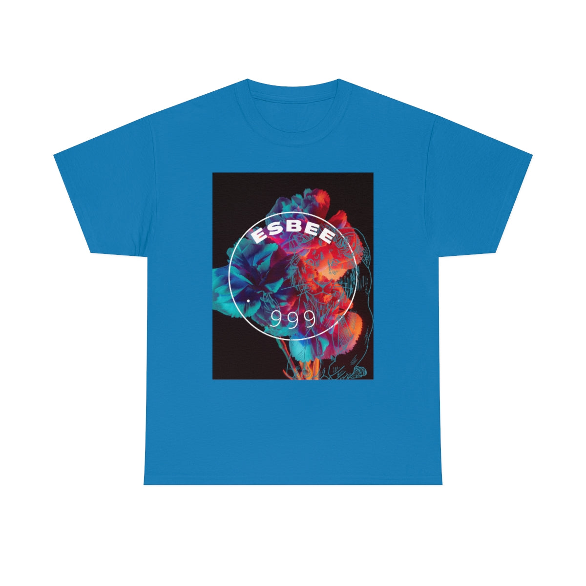 Y2k Abstract Art Graphic Tee Unisex Crewneck Shirt, Streetwear Grunge