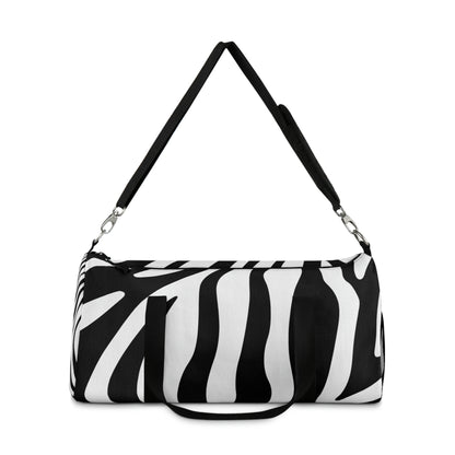 zebra print duffle bag
