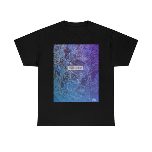 Goth Skull Abstract Print Shirt, Skeleton T-Shirt, Streetwear Fashion Clothes, Custom Unique Graphic Tee  Unisex Short Sleeve Tee