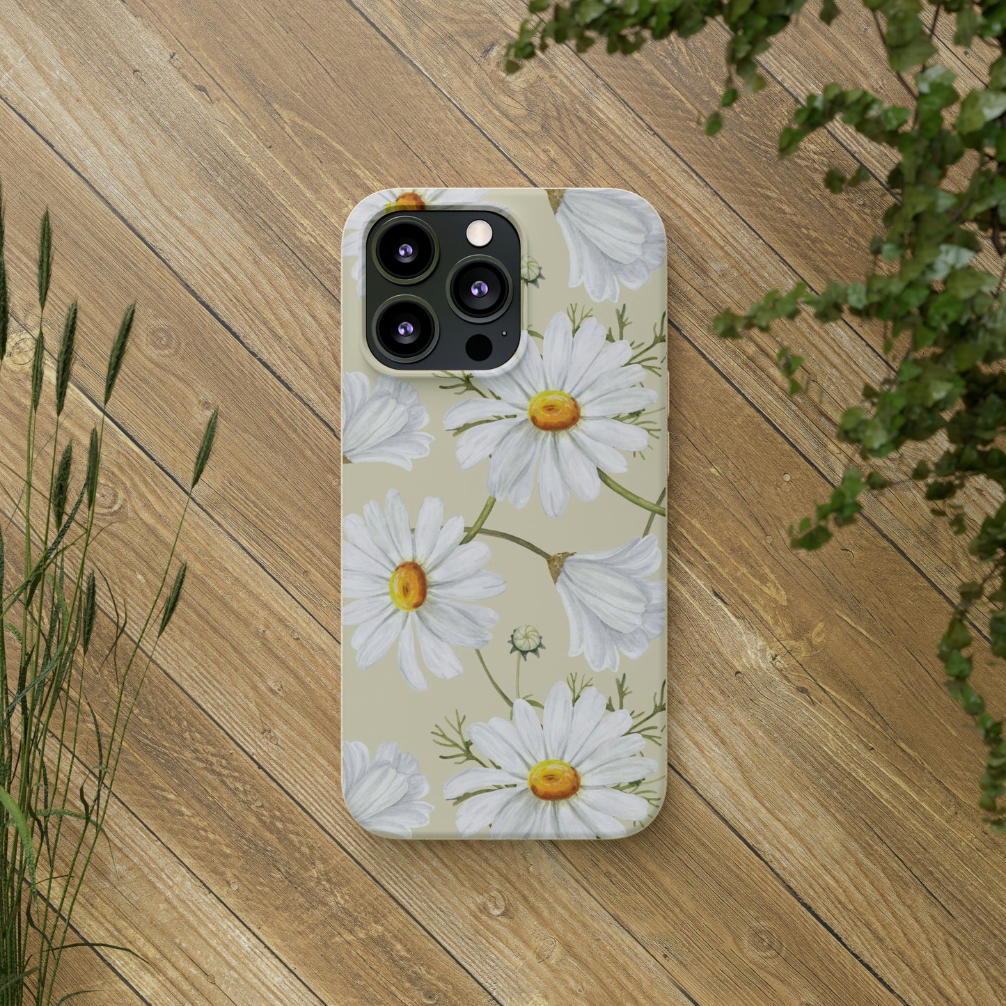 Floral Flower Tough Phone Case, Cute Cool Trendy Biodegradable Phone Case