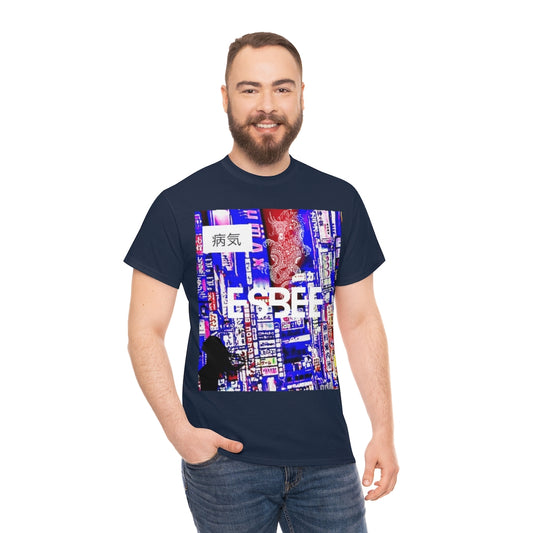 Streetwear Fashion Graphic Tee, Cool Plus Size Streetwear T-Shirt, Abstract  Shirt