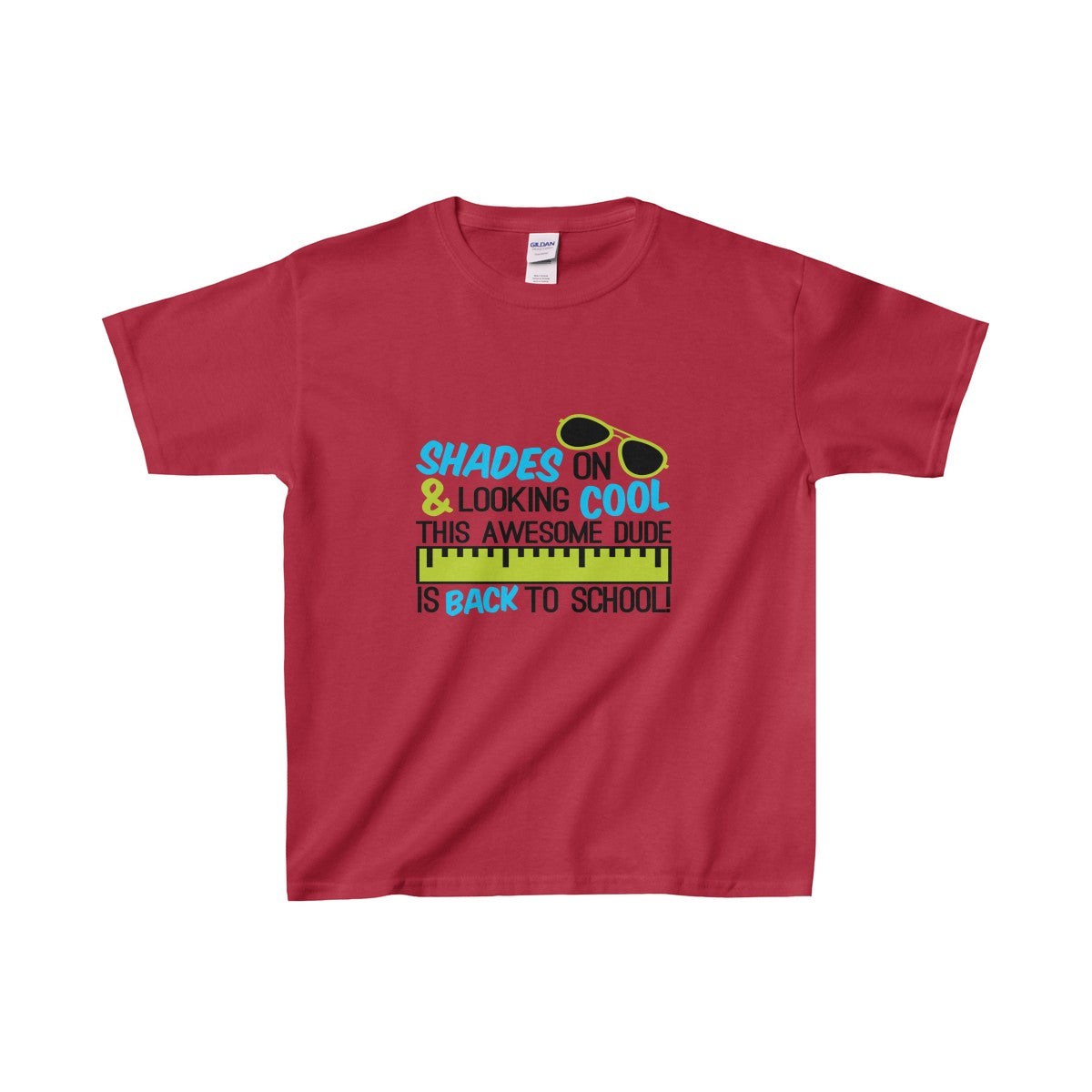 Boy's T-shirt  Funny Back to School Graphic Tee Boy's School clothing Custom Shirt