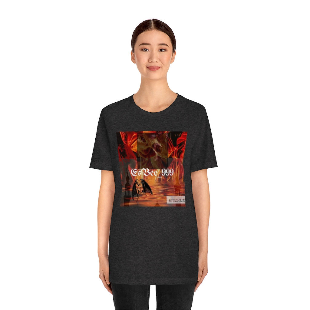Goth Alternative Streetwear Fashion, Abstract Y2k Crewneck Graphic Tee Men Women