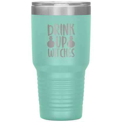 Drink up Witches Halloween 30 oz Tumbler Funny Party Beer Tumbler Mug Gift