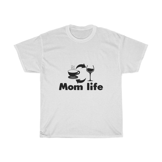 Mom life T-shirt  Funny shirt for mom Mom gift Unisex Heavy Cotton Tee