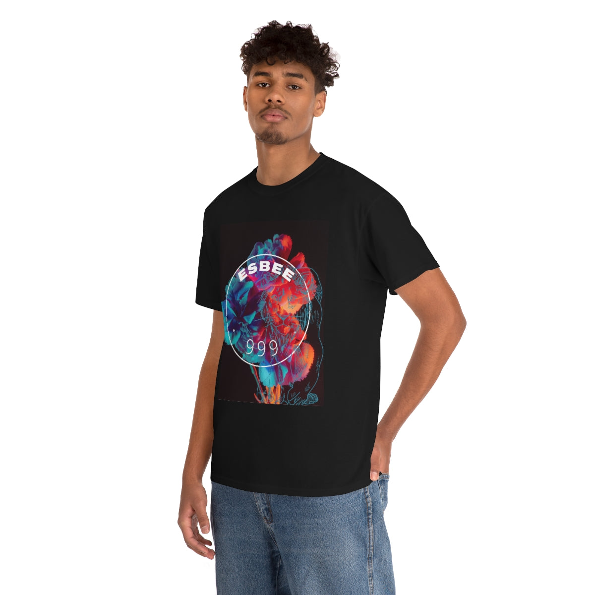 Y2k Abstract Art Graphic Tee Unisex Crewneck Shirt, Streetwear Grunge