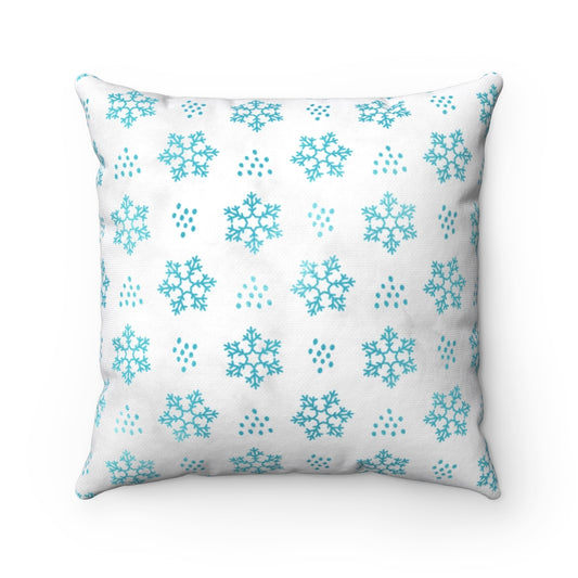 Snowflake Throw Pillow, Throw Pillow Cover, Christmas Decor, Home Decor, Couch Pillow, Fun Throw Pillow