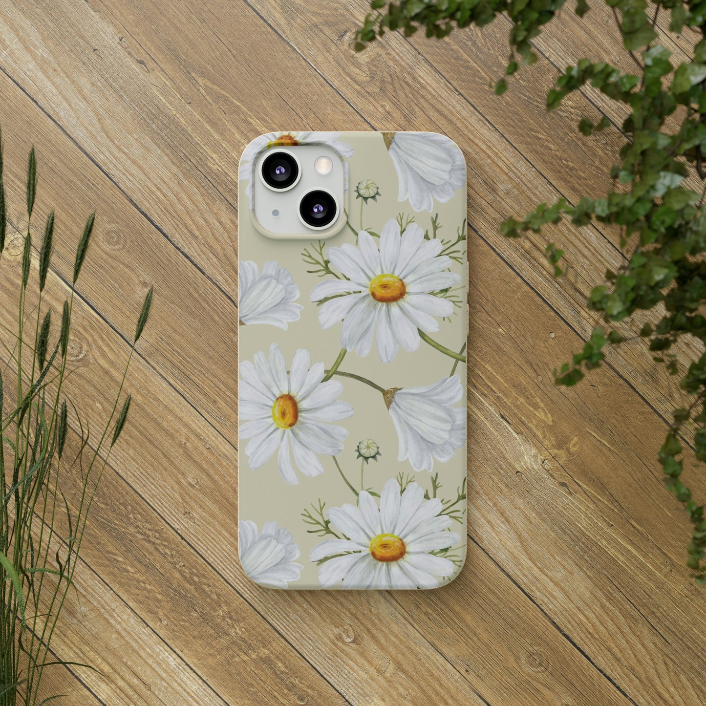 Floral Flower Tough Phone Case, Cute Cool Trendy Biodegradable Phone Case