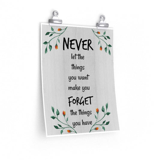Motivational Poster Inspirational Quote Poster Print Modern Art Poster Typography Print Custom Word Art