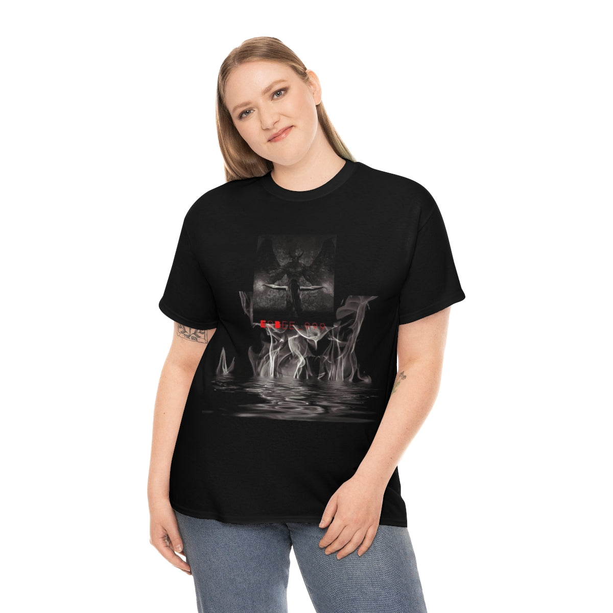 Gothic Abstract Grunge Alternative Print Shirt, Streetwear Fashion