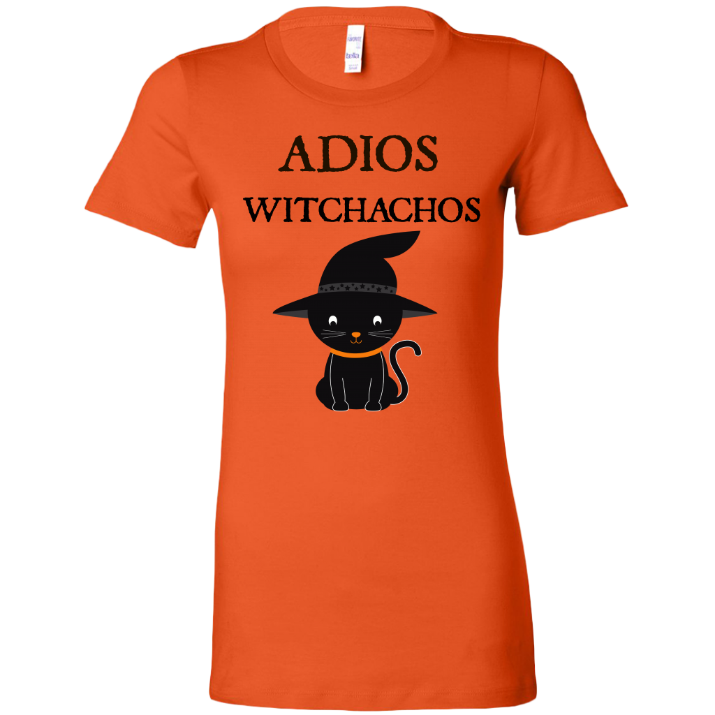 Adios Witchachos Halloween Shirt Cat Shirt Halloween Tee Funny Unique Halloween T-shirt