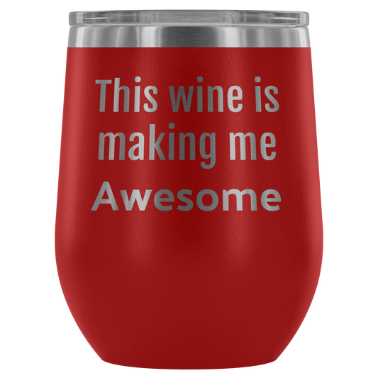 Wine tumblers-stemless-insulated-chic-barware-drinkware-assorted colors-home decor-custom