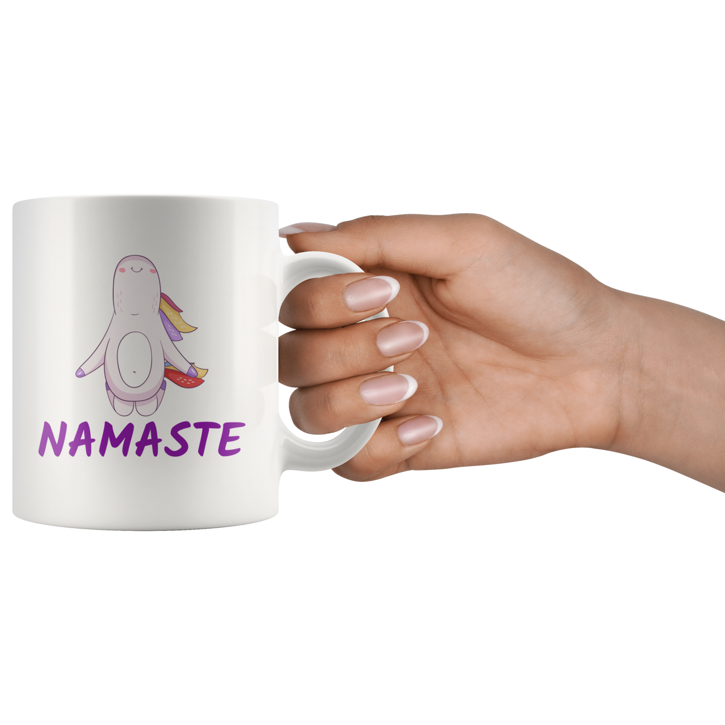 Yoga Mug Namaste Unicorn Funny Coffee Mug Gift Ceramic