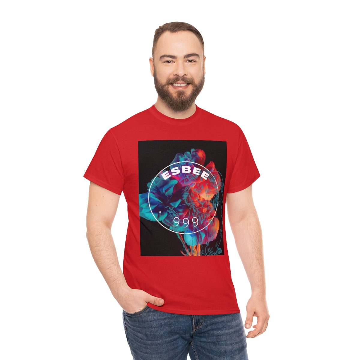 Y2k Abstract Art Graphic Tee Unisex Crewneck Shirt, Streetwear Grunge