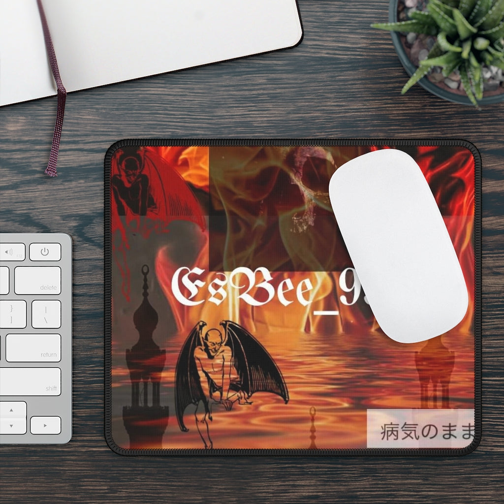 Gothic Gaming Mouse Pad, Gaming Pad, Abstract Art Mouse Pad, Custom