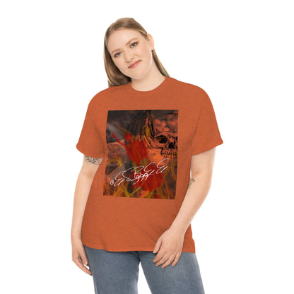 Grunge Abstract Gothic Skull Graphic Streetwear Unisex Crew Neck, Alternative