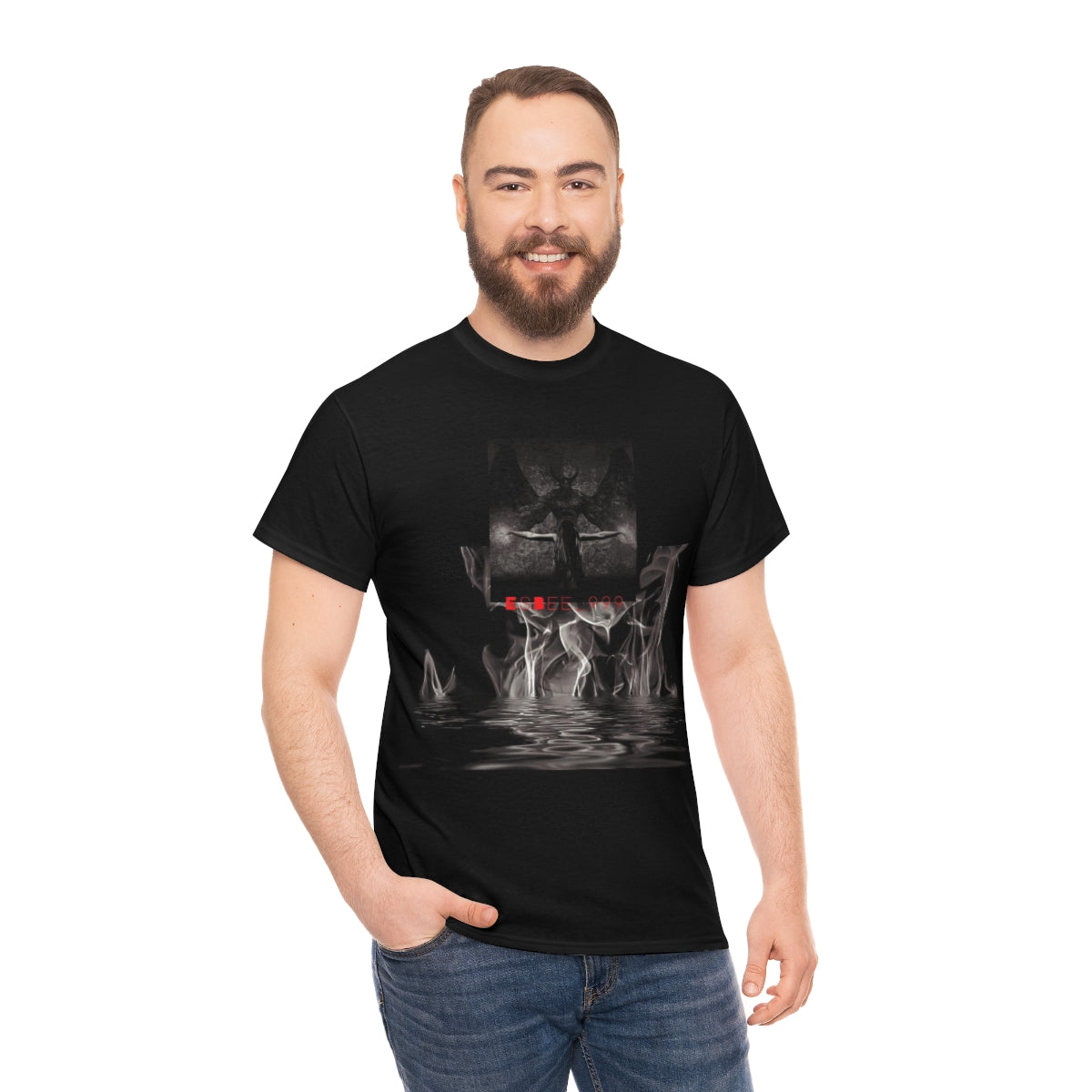 Gothic Abstract Grunge Alternative Print Shirt, Streetwear Fashion