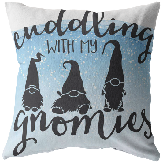 Gnome Throw Pillow or Cover Christmas Gift Gnome Home Decor Room Decor