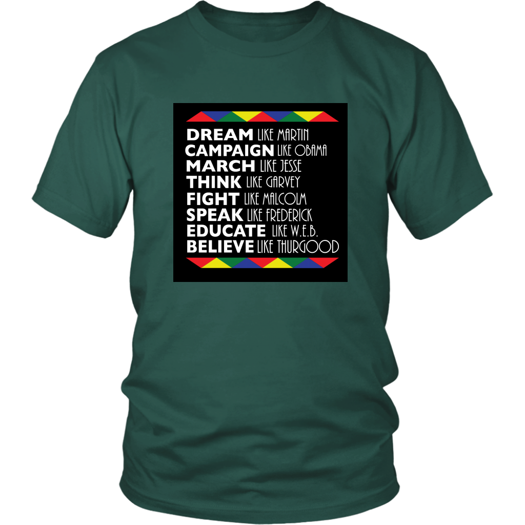 Black History Shirt-African American history shirt- Black leaders in history T-shirt-Custom Shirts