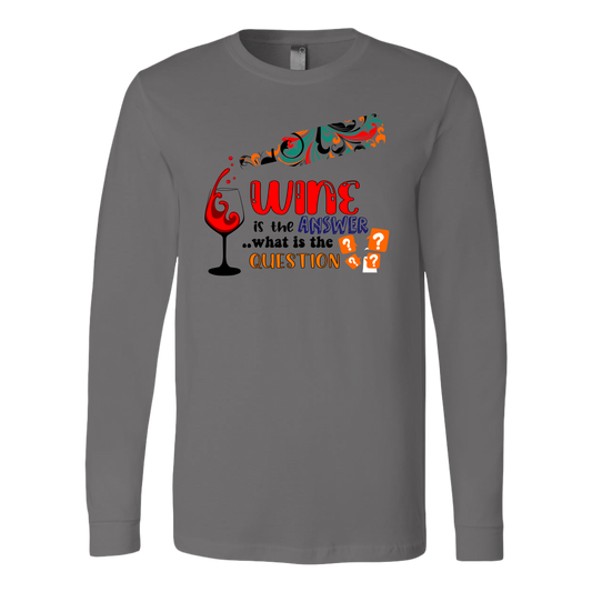 Wine Shirt For Women, Wine Shirt, Wine TShirt, Funny Shirt, Long Sleeve Winter Shirt, Wine Gift