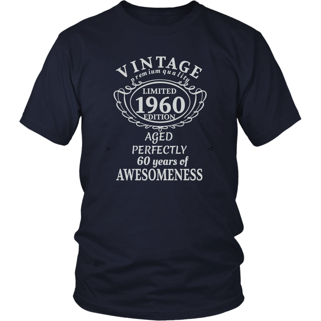 60th Birthday T-shirt Gift for Men Women Funny 60th Birthday Shirt Graphic  Tee