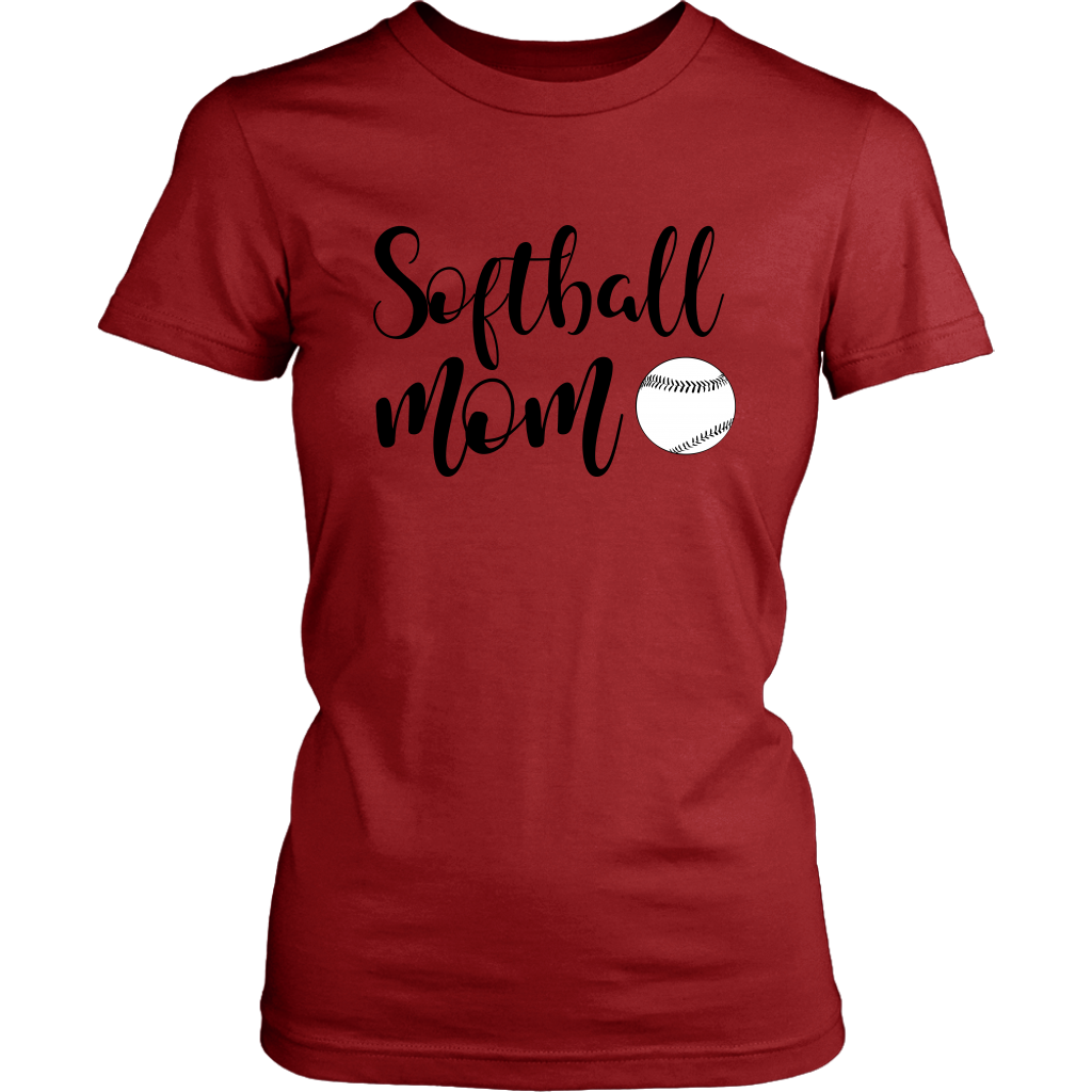 Softball mom Funny Summer-Moms-Mother's Day-gift T-shirt.