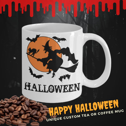 Halloween Witch /Novelty Coffee Mug/ Holiday Gifts For Women Men Friends Cool Coffee Mugs
