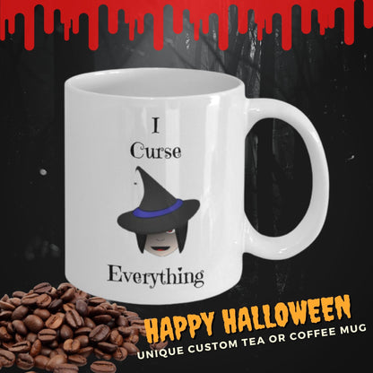 Halloween Witch Mug I Curse Everything Coffee Mug Sassy Witch Cup Gift for her Etsy