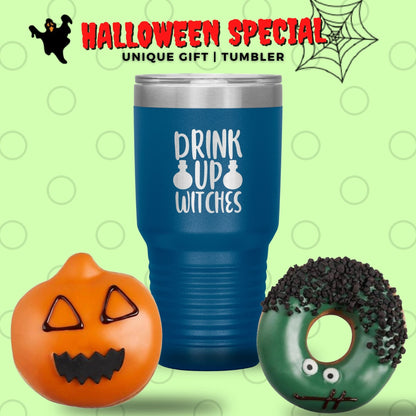 Drink up Witches Halloween 30 oz Tumbler Funny Party Beer Tumbler Mug Gift