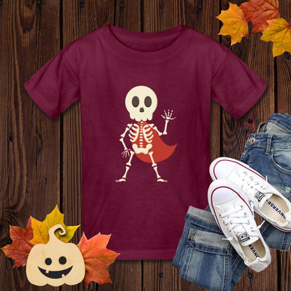 Kids Halloween Skeleton Shirt, Funny Fall Shirt Boy Girl