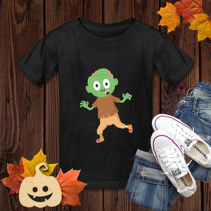 Kids Halloween T-shirt, Funny Fall Monster Shirt, Boy Girl