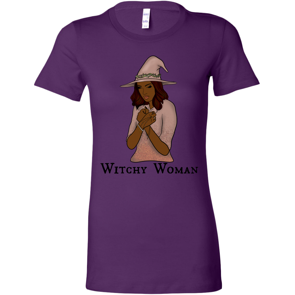 Witchy Woman Witchy Shirt Graphic Tee For Women Halloween Shirt Witch Tee Bella Canvas
