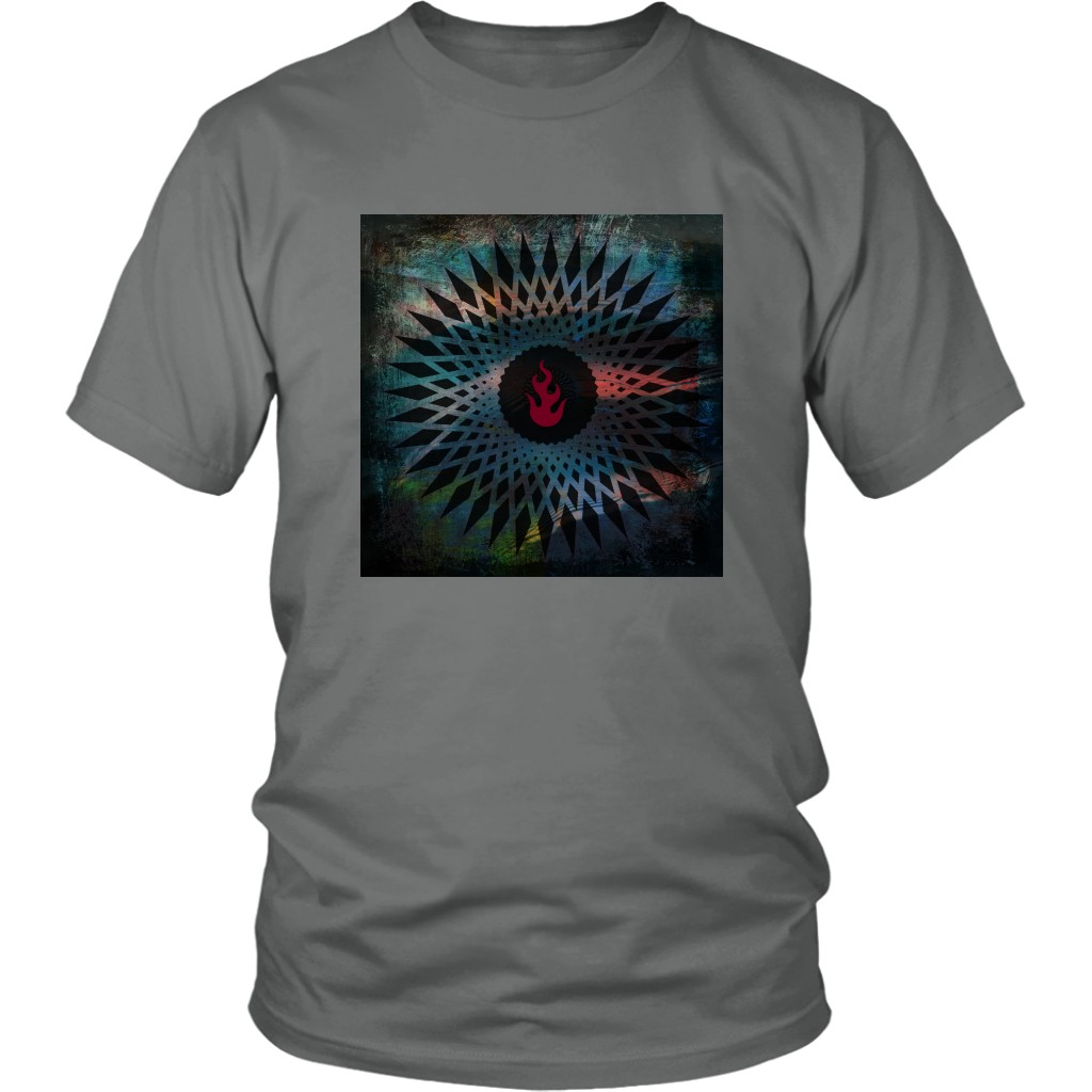 Men Women Unisex T-Shirt- Bold Geometric-kaleidoscope.