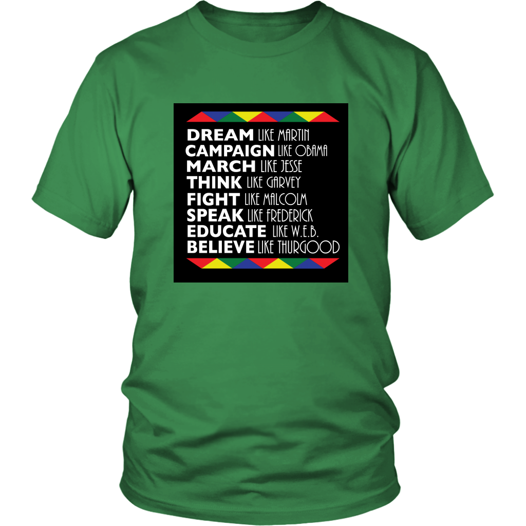 Black History Shirt-African American history shirt- Black leaders in history T-shirt-Custom Shirts